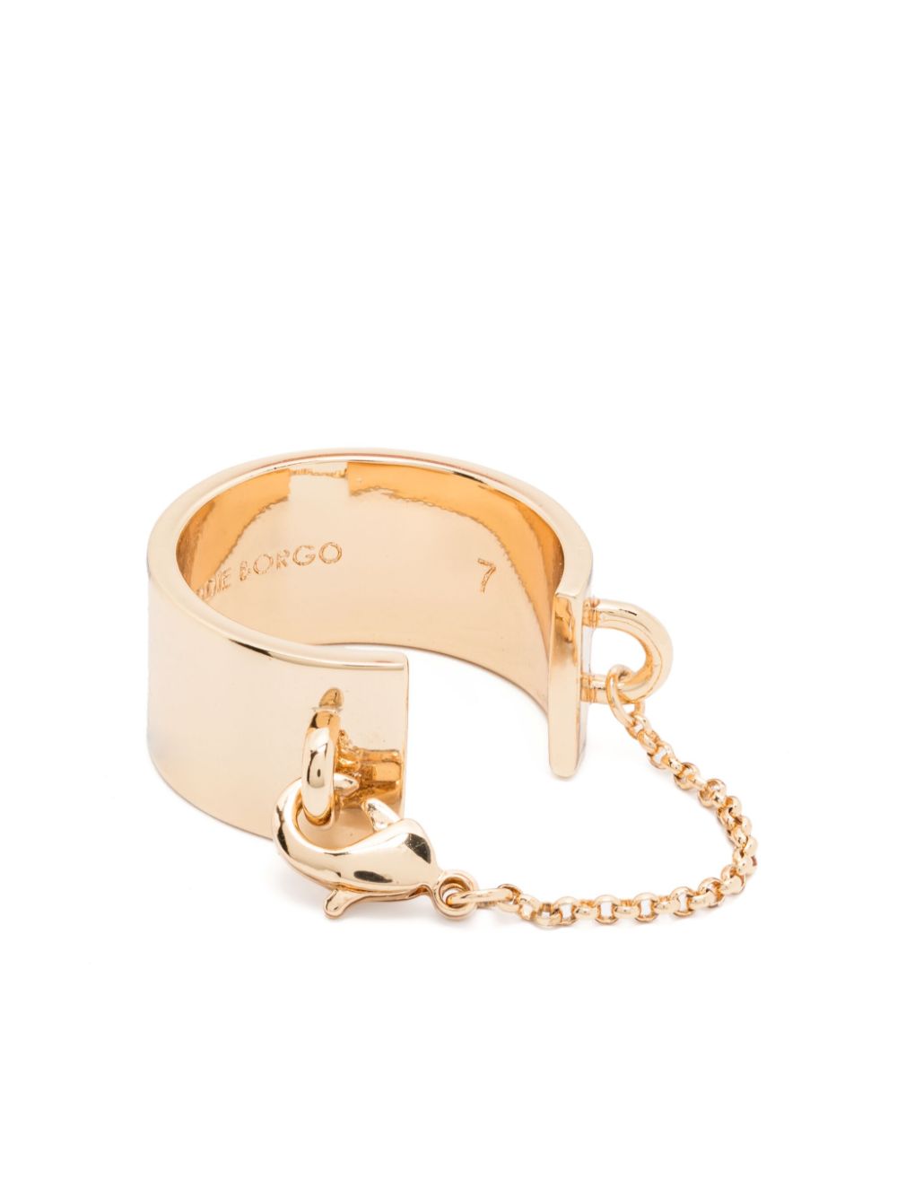 Eddie Borgo Safety Chain ring - Gold