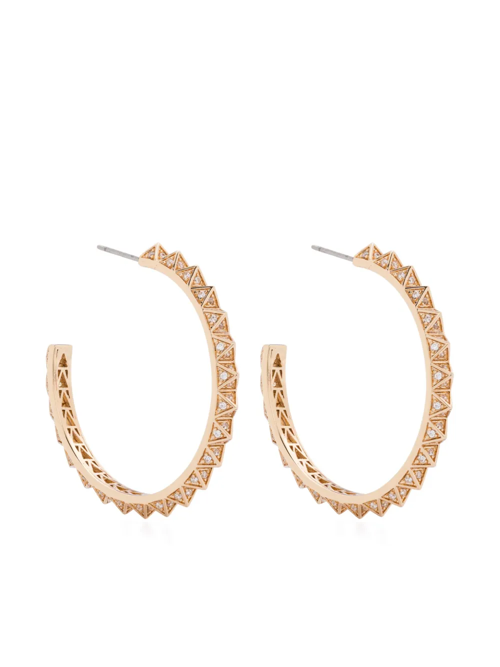 Pavé Pyramid earrings