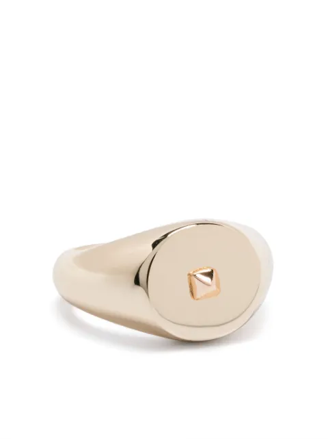 Eddie Borgo mini Pyramid signet ring