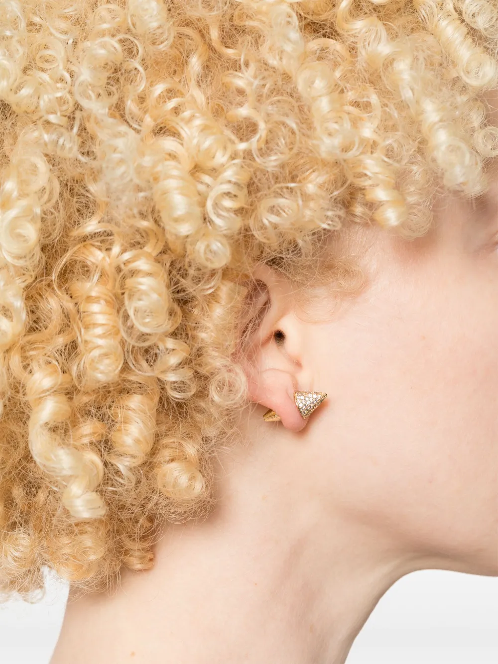 Eddie Borgo Pavé Cone earrings - Goud