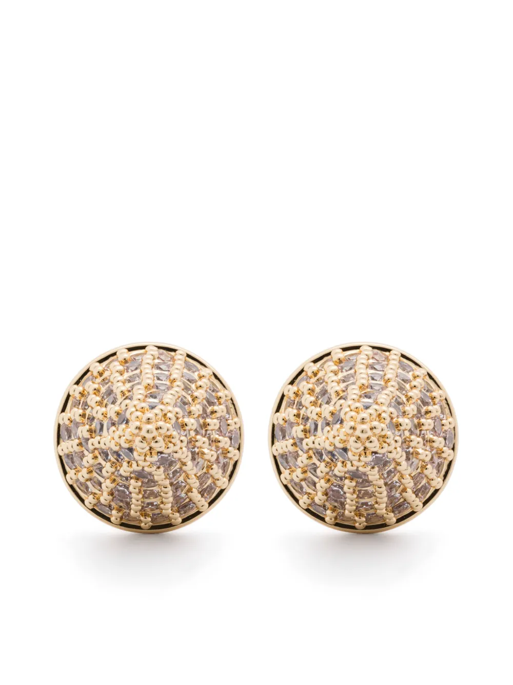 Eddie Borgo boucles d'oreilles Pavé Cone | or | Image 1