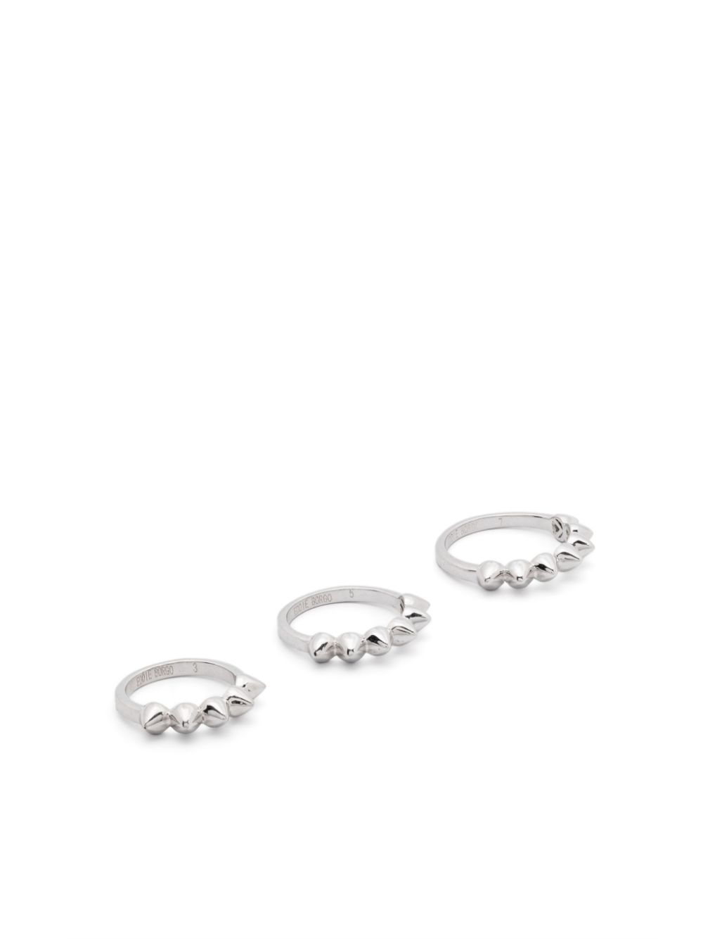 Cone Eternity ring set