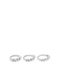 Eddie Borgo Cone Eternity ring set - Silver