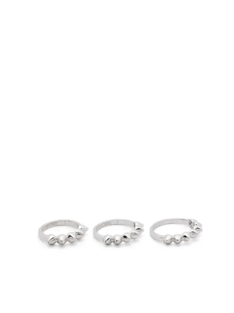 Eddie Borgo Cone Eternity ring set