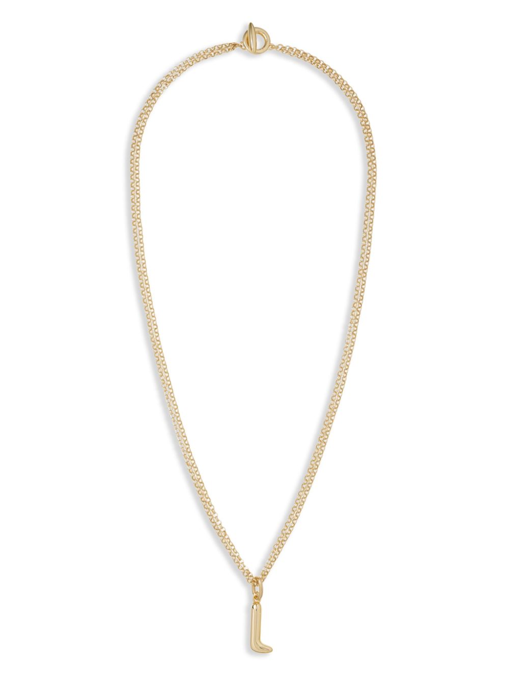 Roxanne Assoulin The Puffy Initial necklace - Gold