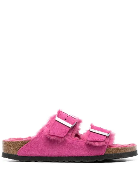Birkenstock Arizona Shearling "Fuchsia Tulip"