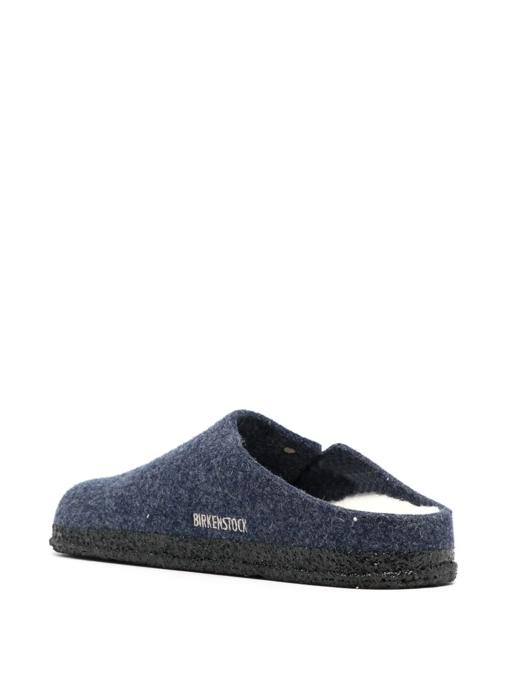 Birkenstock Zermatt vilten slippers Blauw