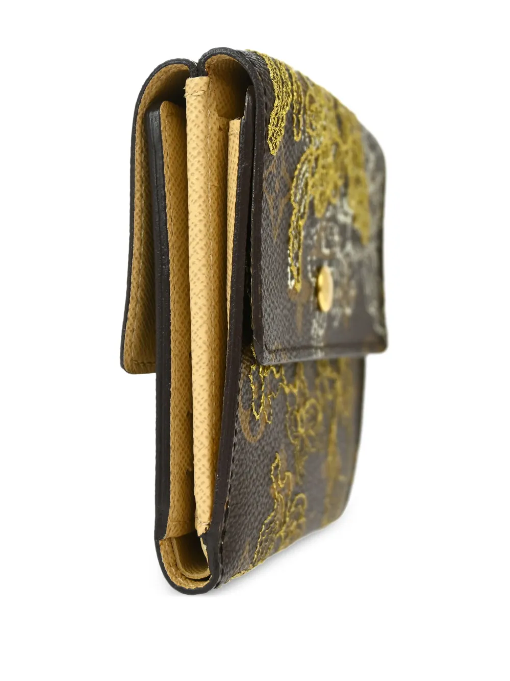 Pre-owned Louis Vuitton 2007 Porte Monnaie Billet Wallet In Brown