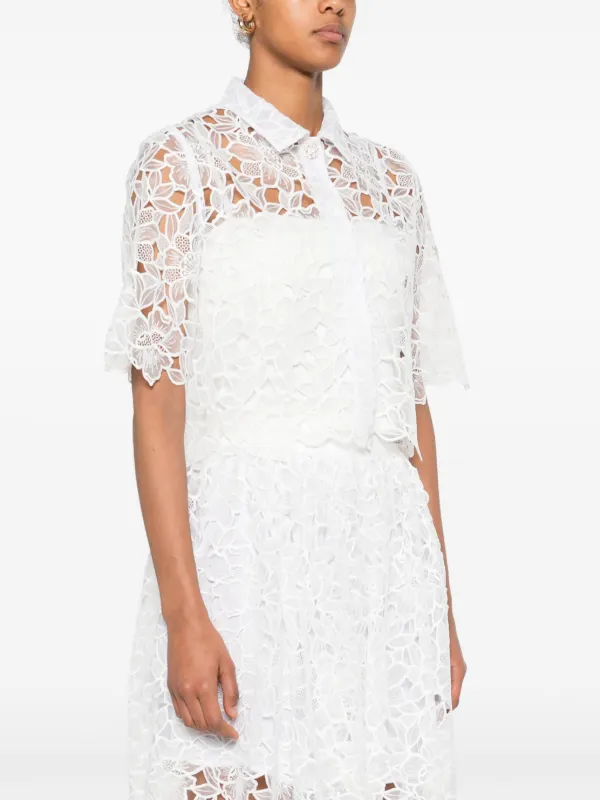 CLANE 正規商品 クラネ レディ レース シャツ LADY LACE SHIRT