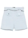 Maje tweed shorts - Blue