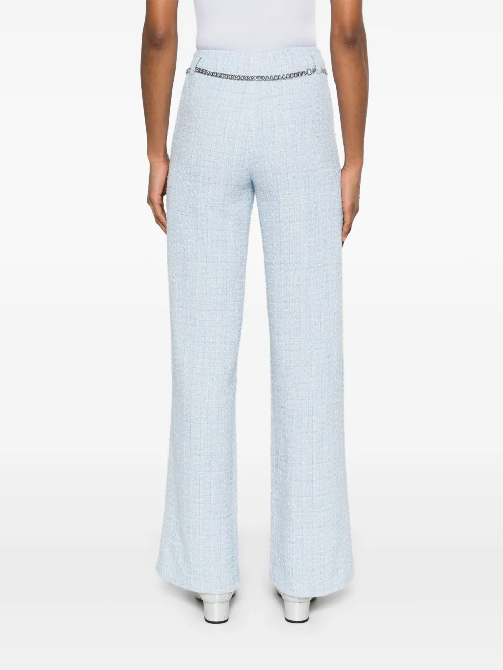 Maje Tweed Trousers | Blue | FARFETCH