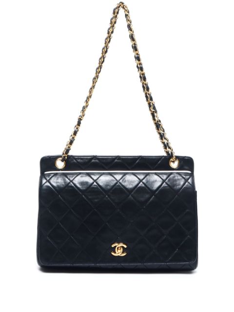 CHANEL 2000s CC quilted shoulder bag Women