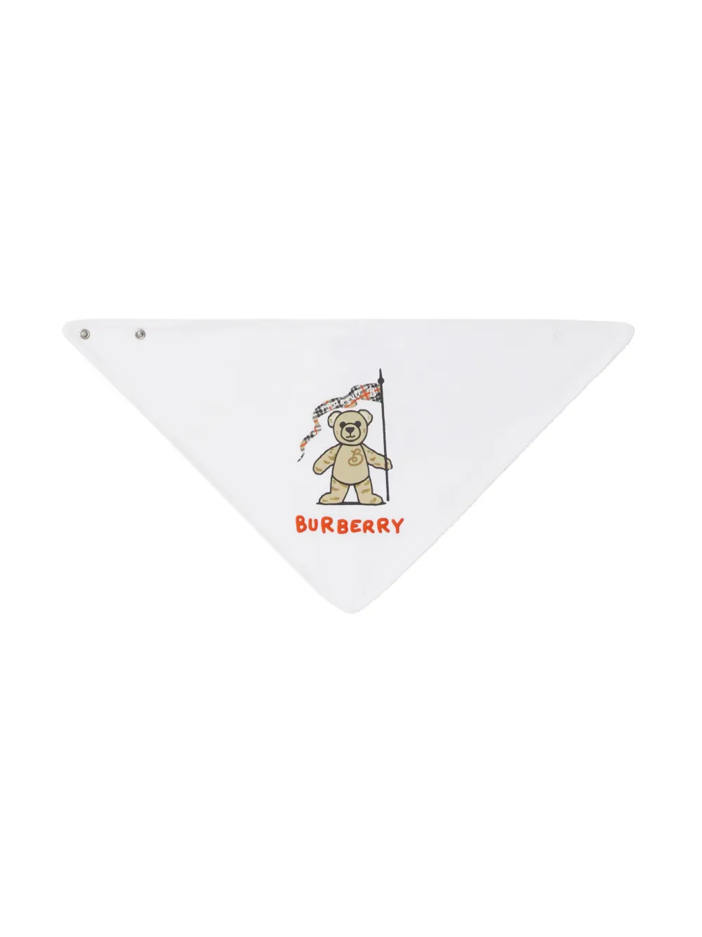 Burberry Kids Thomas Bear katoenen tweedelig babypakje Wit