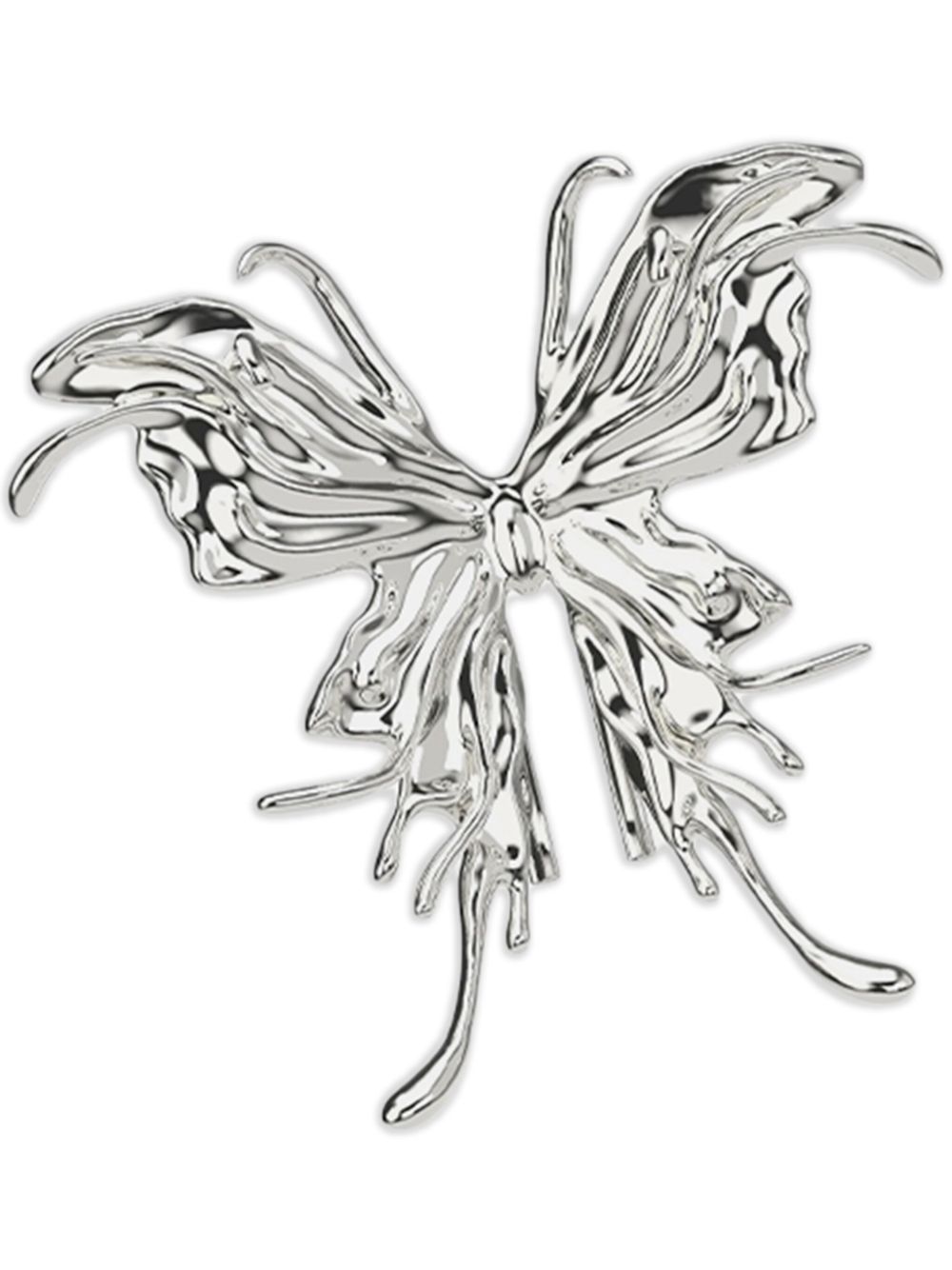 YVMIN liquefied butterfly hair claw - Silver