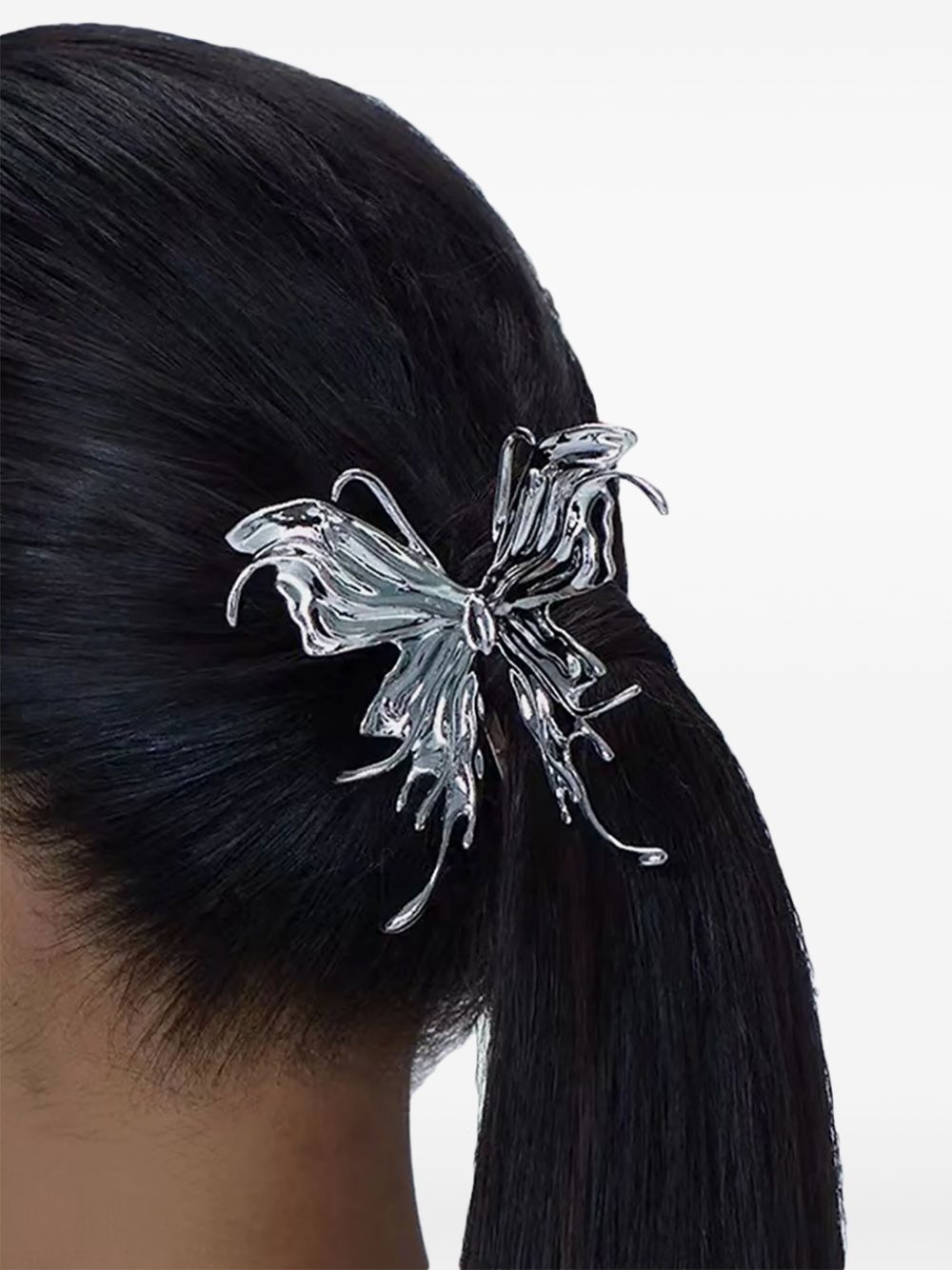 YVMIN liquefied butterfly hair claw - Silver