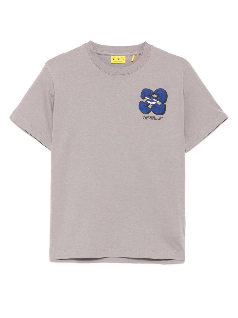 Off-White Kids logo-print T-shirt - Grey