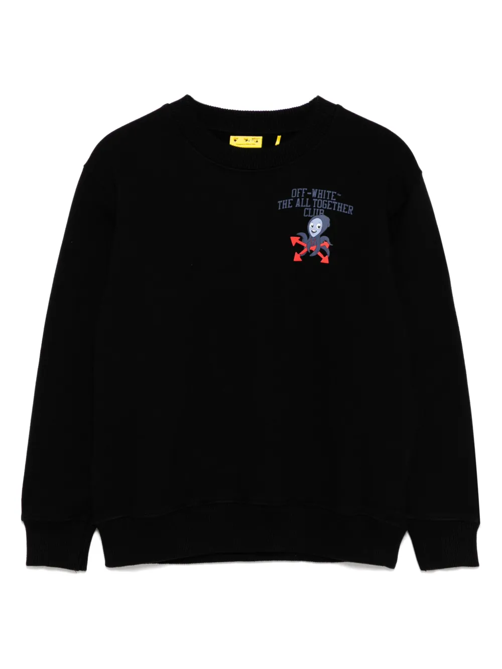 Off-White Kids グラフィック スウェットシャツ - ブラック Off-White Kids グラフィック スウェットシャツ - ブラック