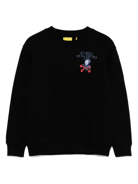 Off-White Kids Moletom com estampa gráfica