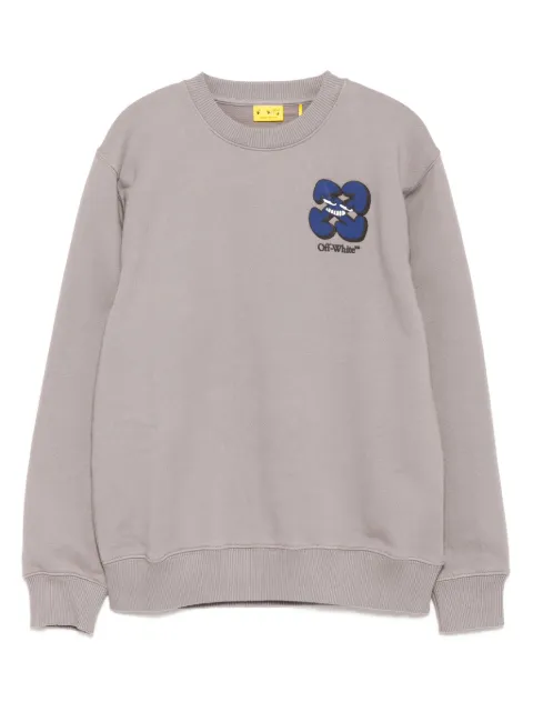 Off-White Kids sudadera con logo estampado