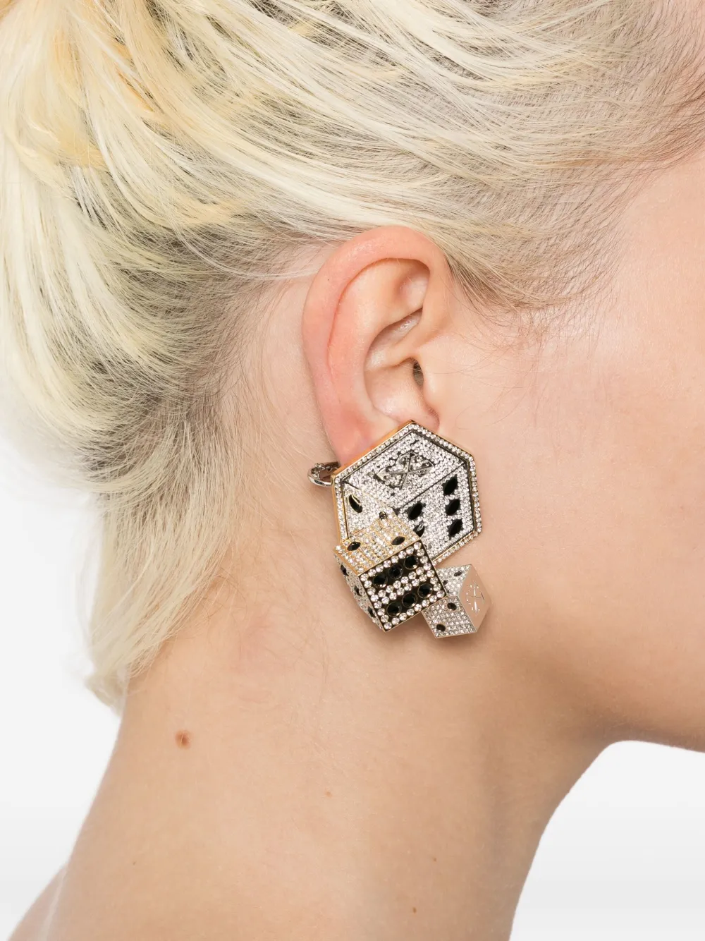 Off-White crystal-embellished earring | Image 2