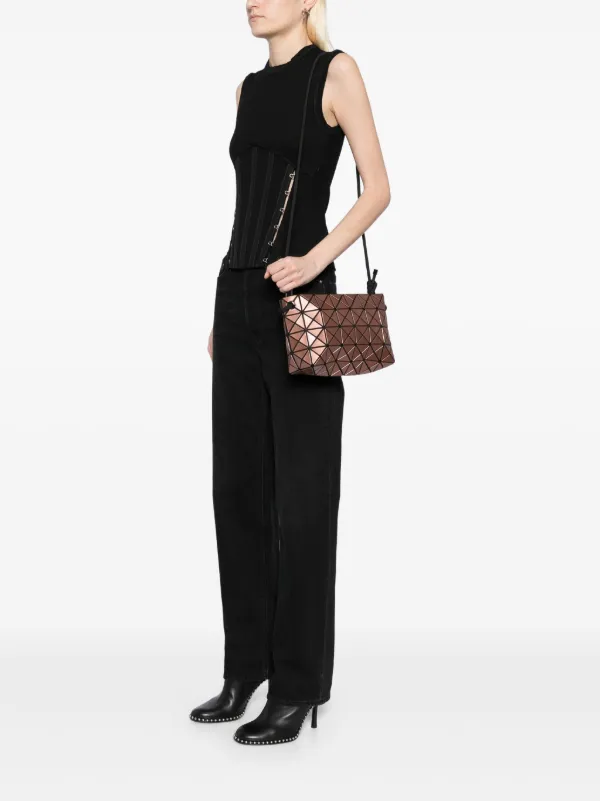 Bao Bao Issey Miyake Loop Crossbody Bag | Brown | FARFETCH UK