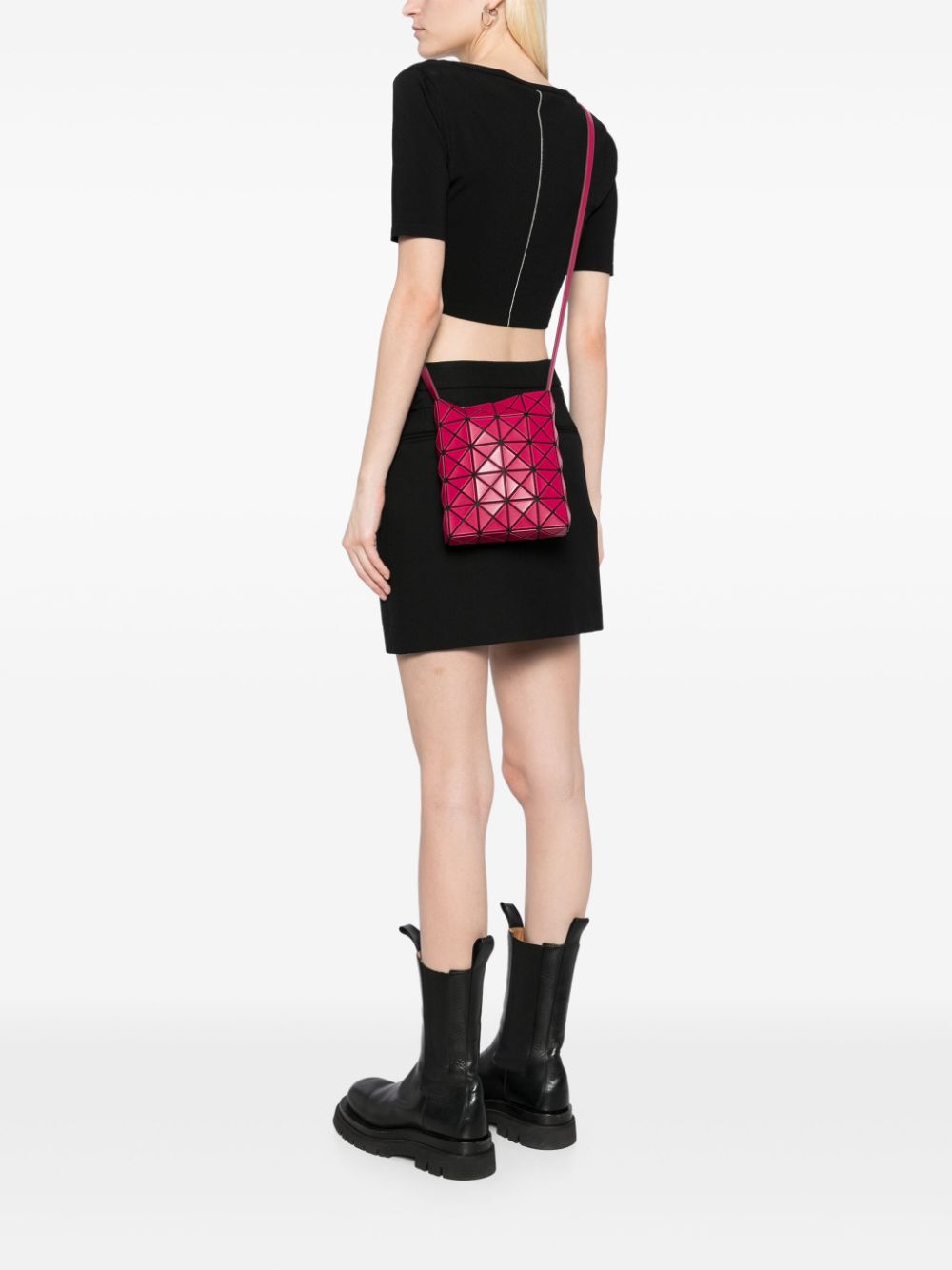 Bao Bao Issey Miyake Prism Matte-2 crossbodytas - Rood