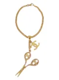 CHANEL Pre-Owned 2002 Scissors bracelet - Gold