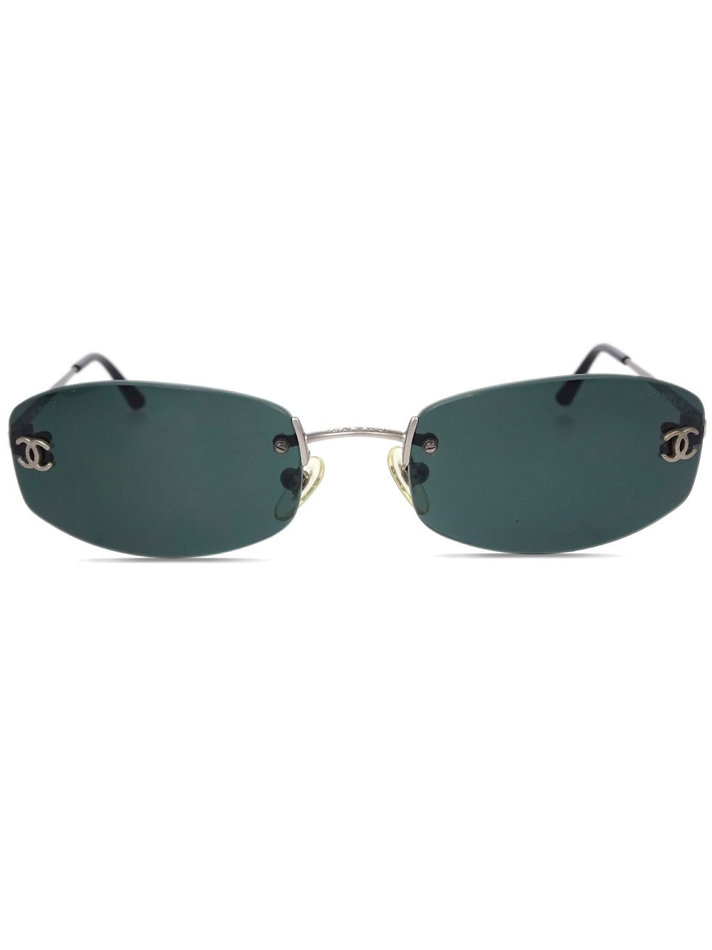 CHANEL 1990-2000s square-frame sunglasses Women