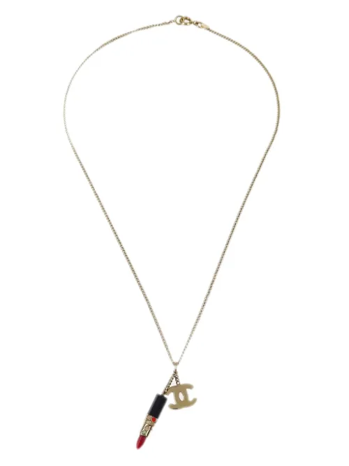 Collier à pendentif logo CC (2004) - CHANEL Pre-Owned - Modalova