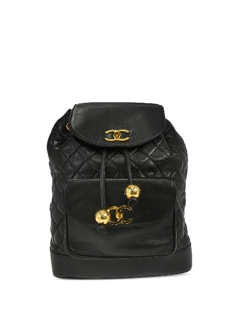 CHANEL 1992 diamond-quilted backpack Women