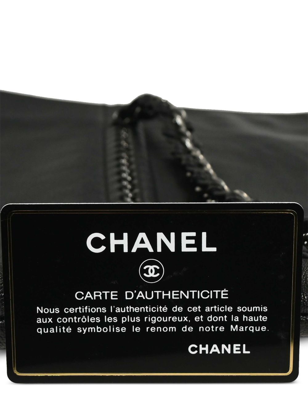 CHANEL 2006 CC stitch tote bag Women