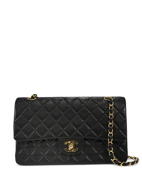 HOT SALE CHANEL 2002 medium Double Flap shoulder bag Women