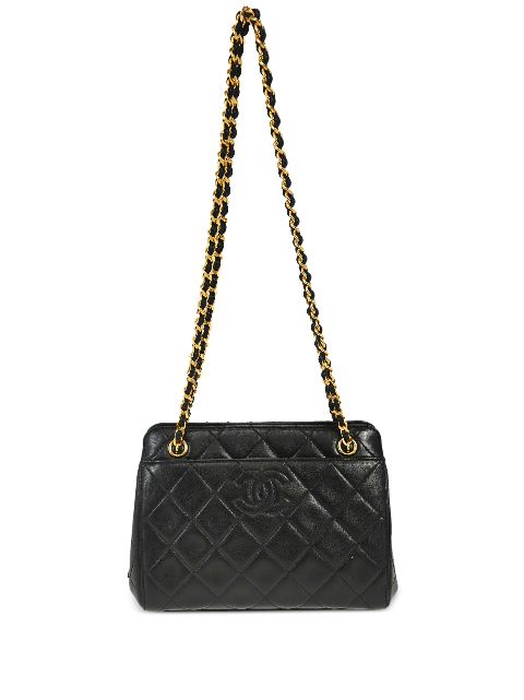 HOT SALE CHANEL 1997 diamond-quilted shoulder bag Women