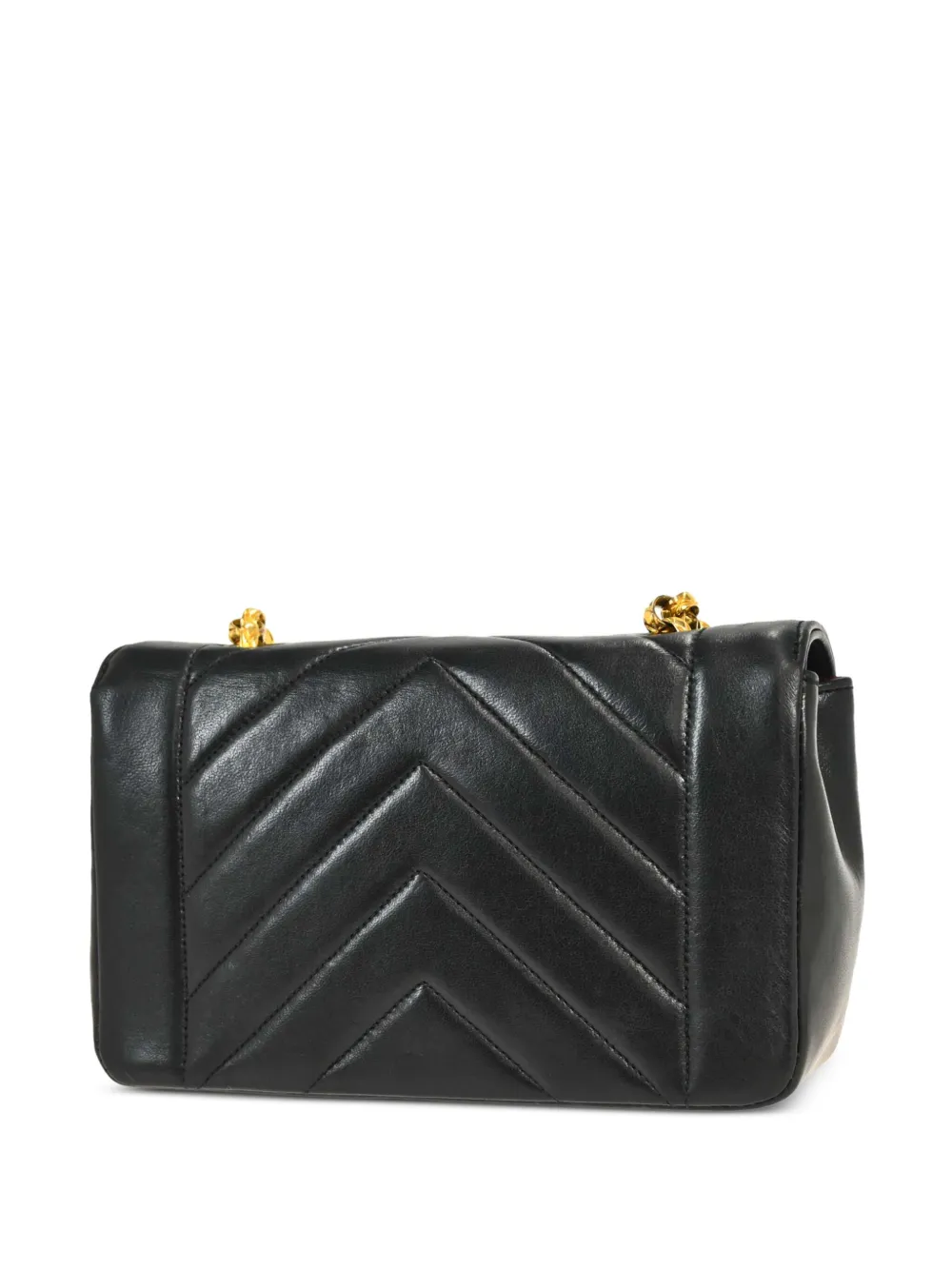 Affordable CHANEL 1992 Chevron Single Flap shoulder bag Women