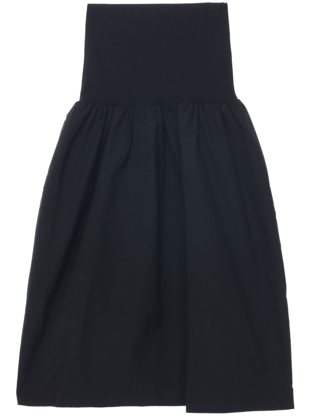 panelled midi skirt