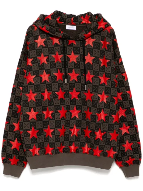 Off-White star-print hoodie 