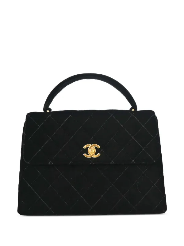 CHANEL Pre-Owned 1997 キルティング ハンドバッグ | ブラック