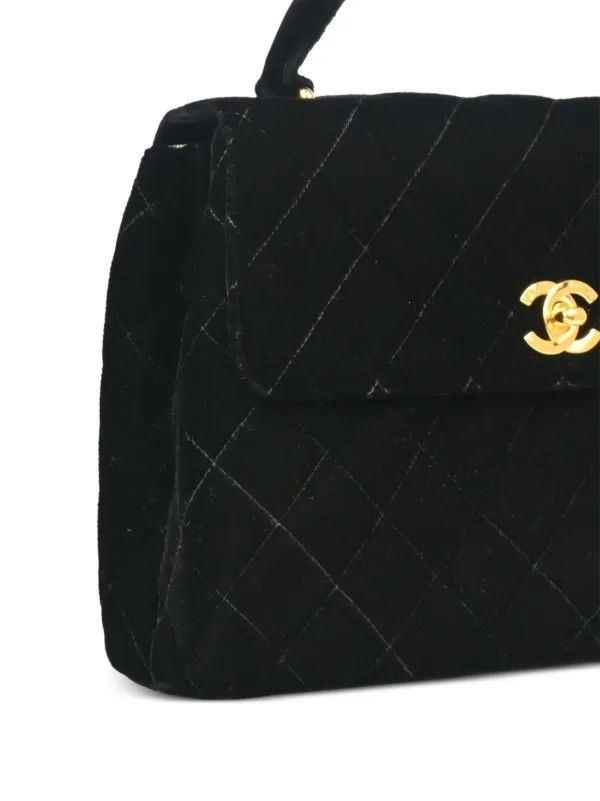CHANEL Pre-Owned 1997 キルティング ハンドバッグ | ブラック