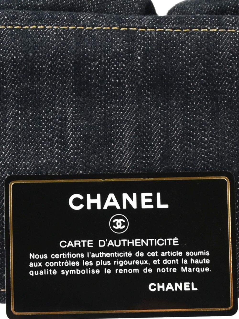 CHANEL 2006 denim tote bag Women