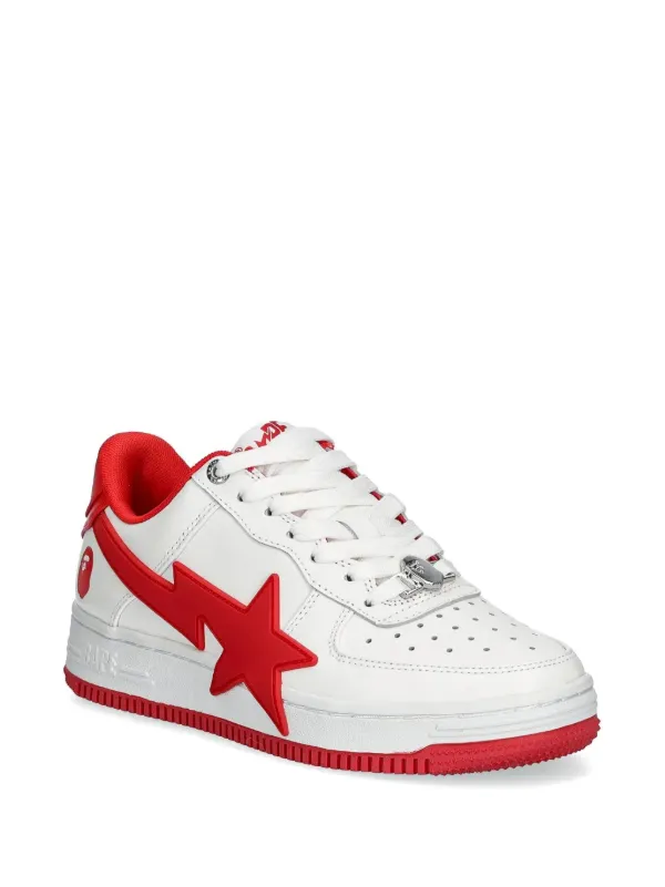 A BATHING APE® Bape Sta OS #2 Sneakers | Red | FARFETCH