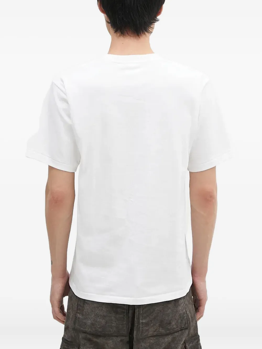 A BATHING APE College T-shirt Wit