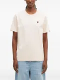 A BATHING APE® logo-embroidered T-shirt - Pink
