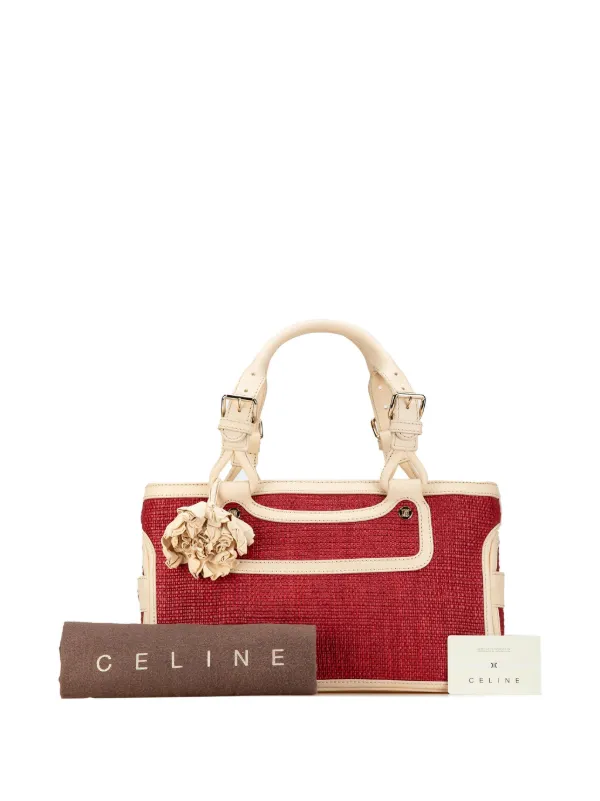 Celine Boogie Raffia orders Handbag