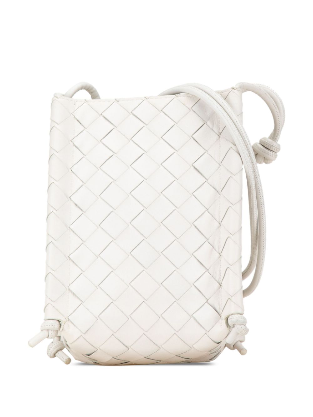 2012-2024 Mini Leather Intrecciato The Knot crossbody bag