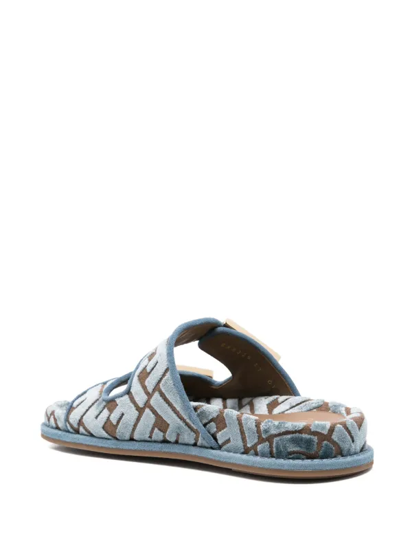 FENDI フェンディ フィール サンダル | ブルー | FARFETCH JP