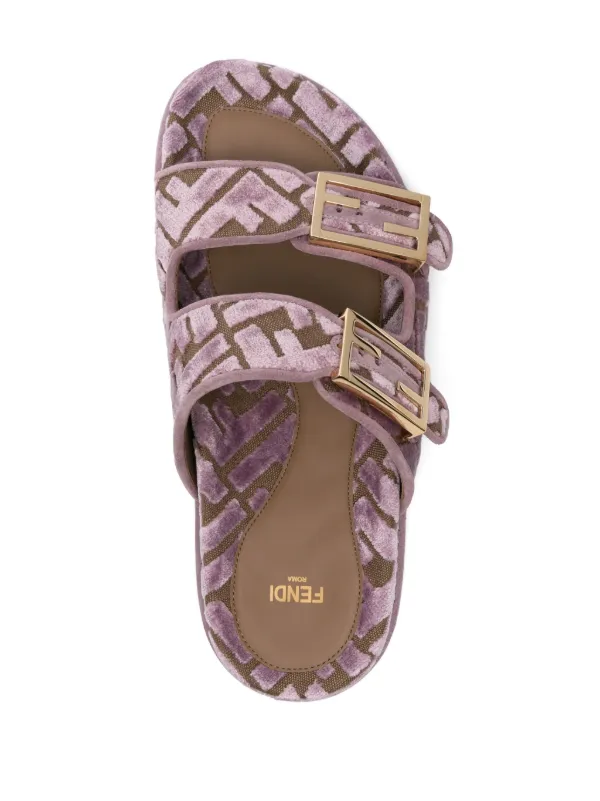 【関税込み】fendi Fendi Feel' slides FENDI Fendi Feel Slides | Pink | FARFETCH