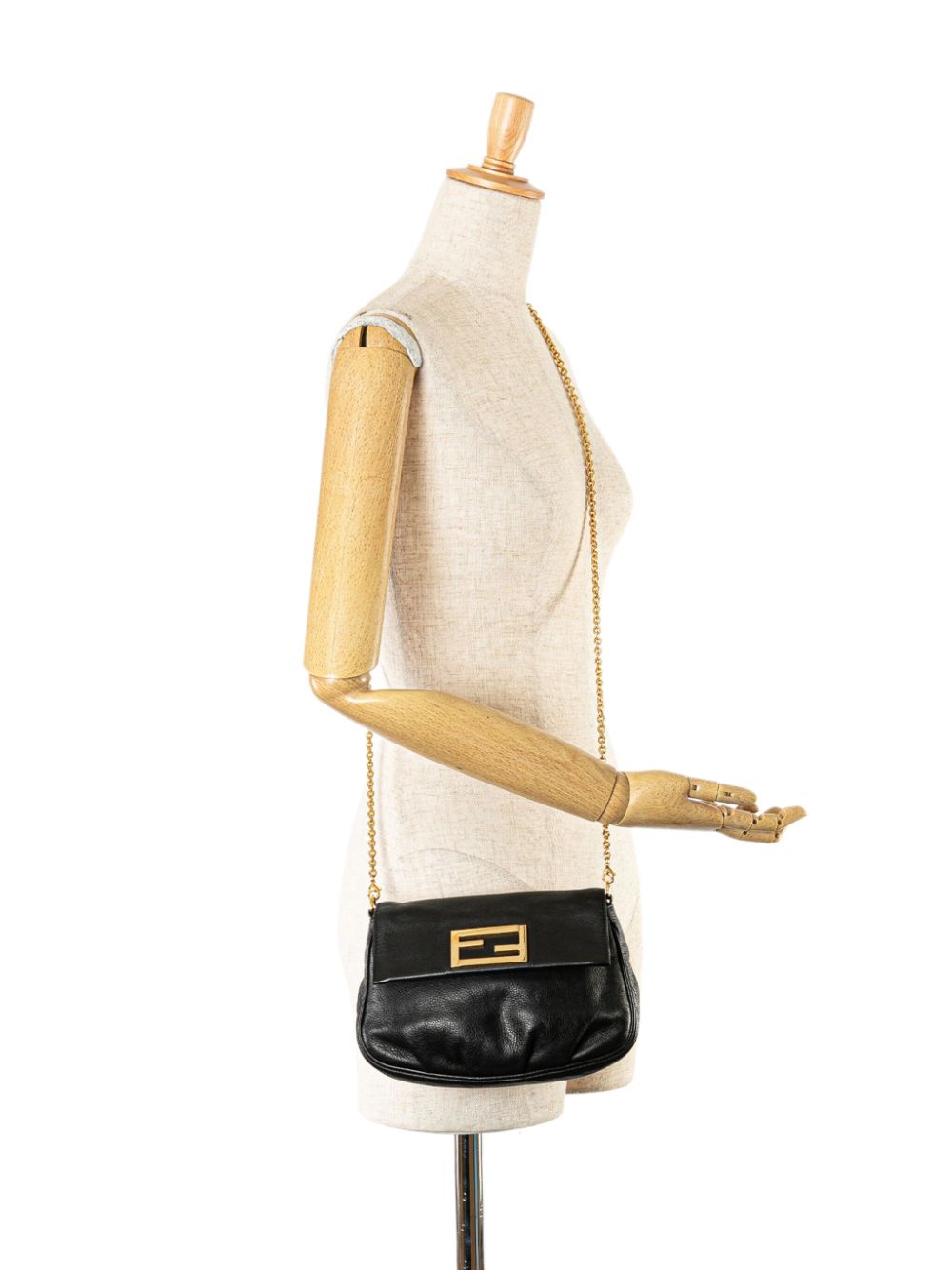 Fendi 2000-2010 Leather Fendista Pochette crossbody bag