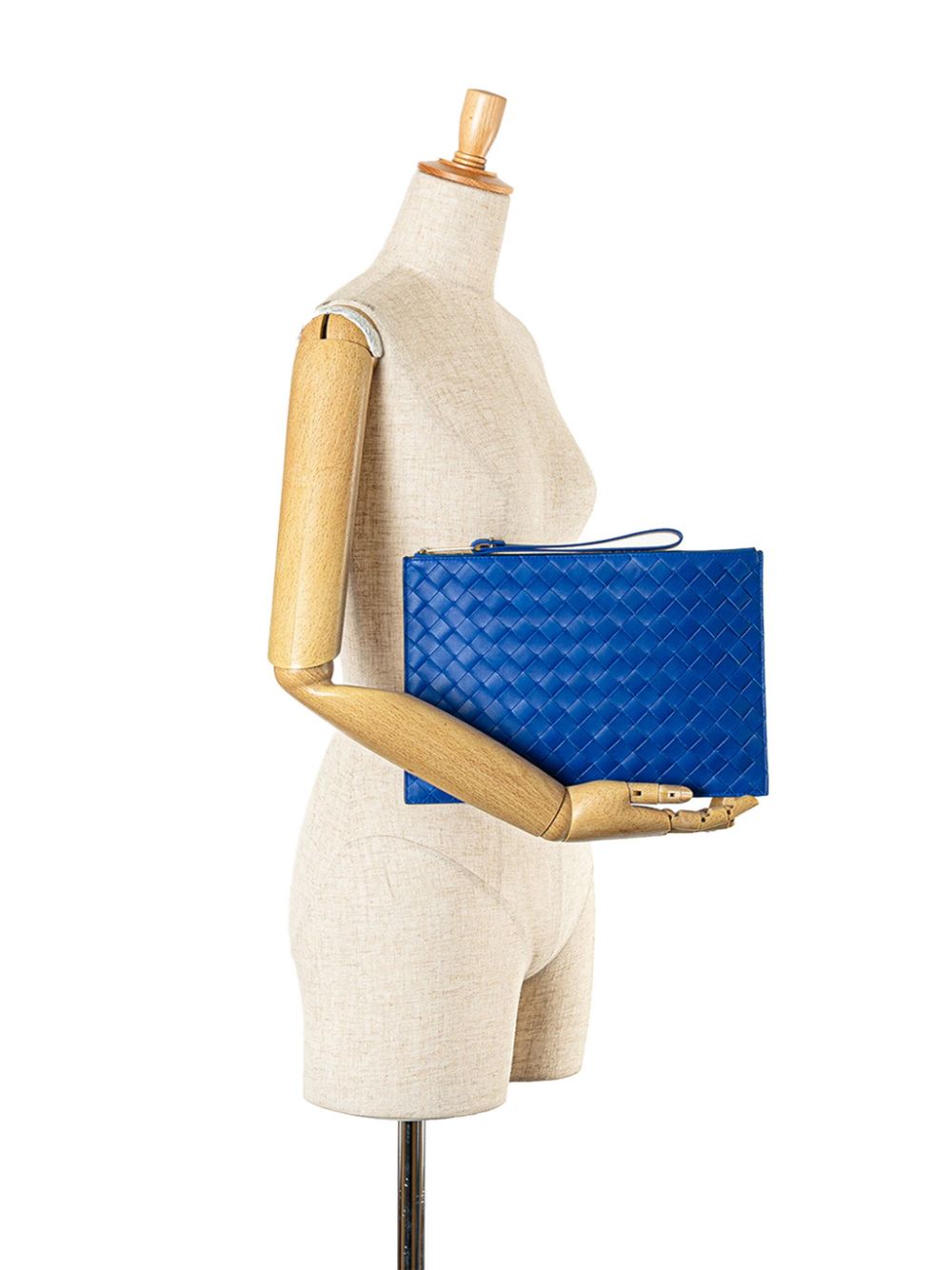 Bottega Veneta Pre-Owned 2012-2024 Intrecciato Leather clutch bag - Blauw