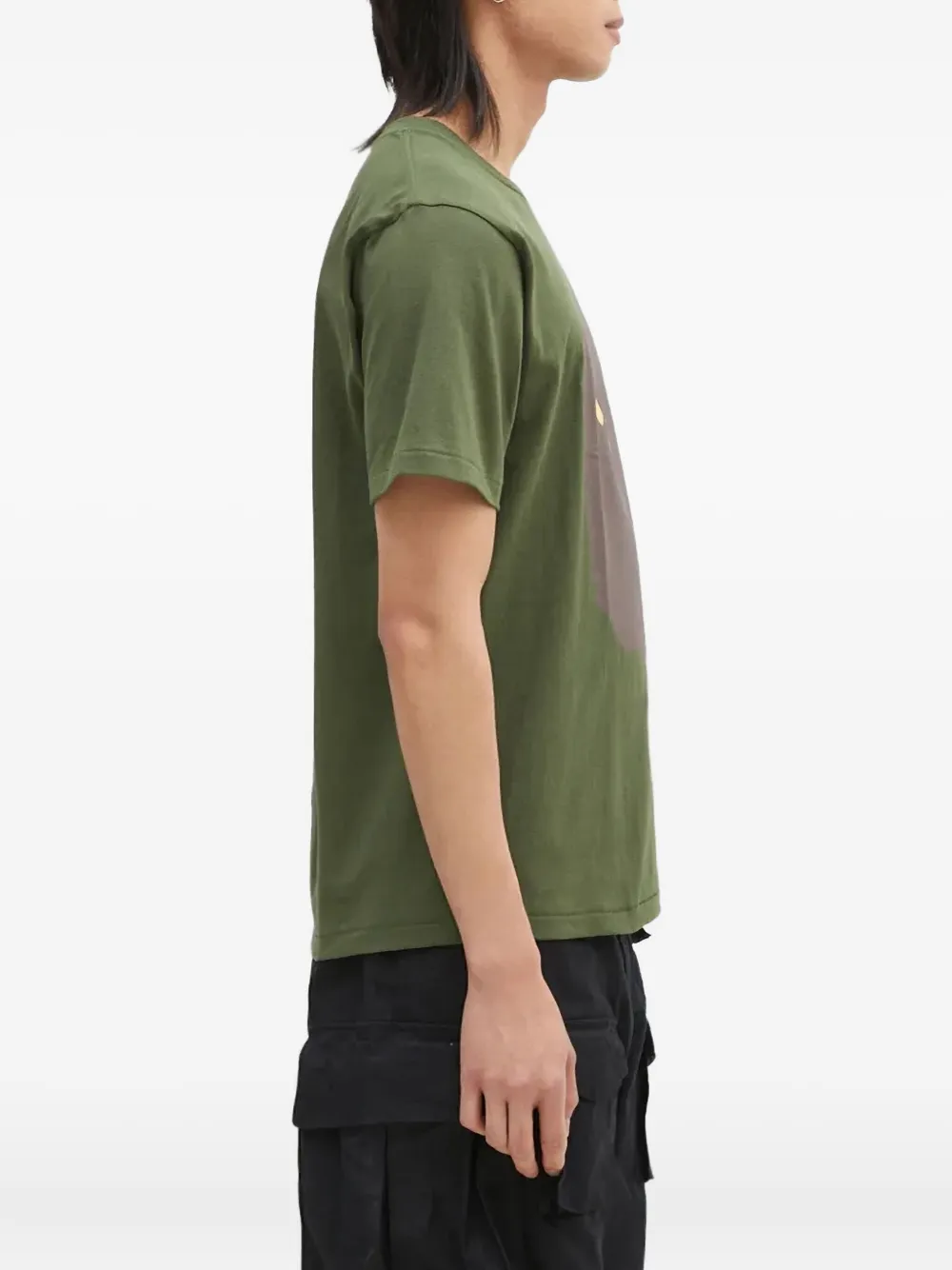 A BATHING APE T-shirt met print - Groen