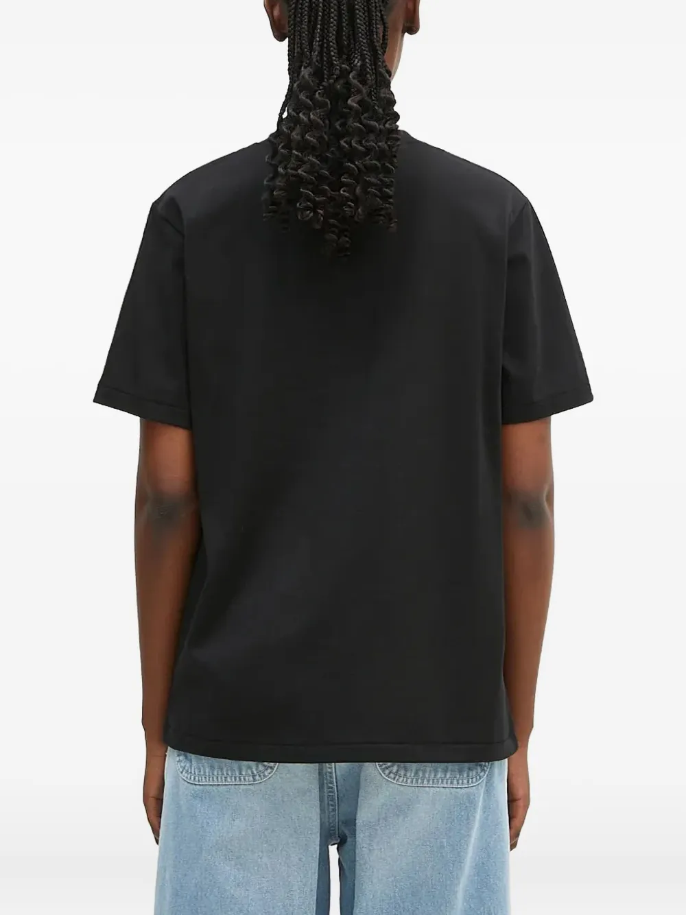 A BATHING APE T-shirt met logo-applicatie Zwart